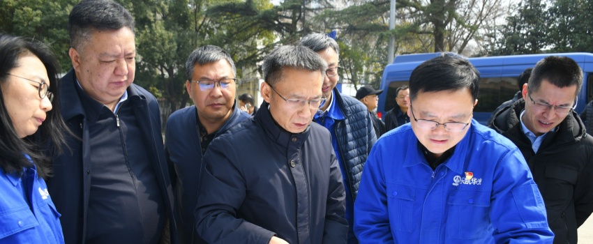 集團公司黨組成員、總會計師陳林到樂凱華光調(diào)研
